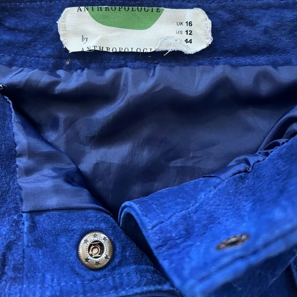 Anthropologie 100% Leather Skirt - Picture 2 of 6